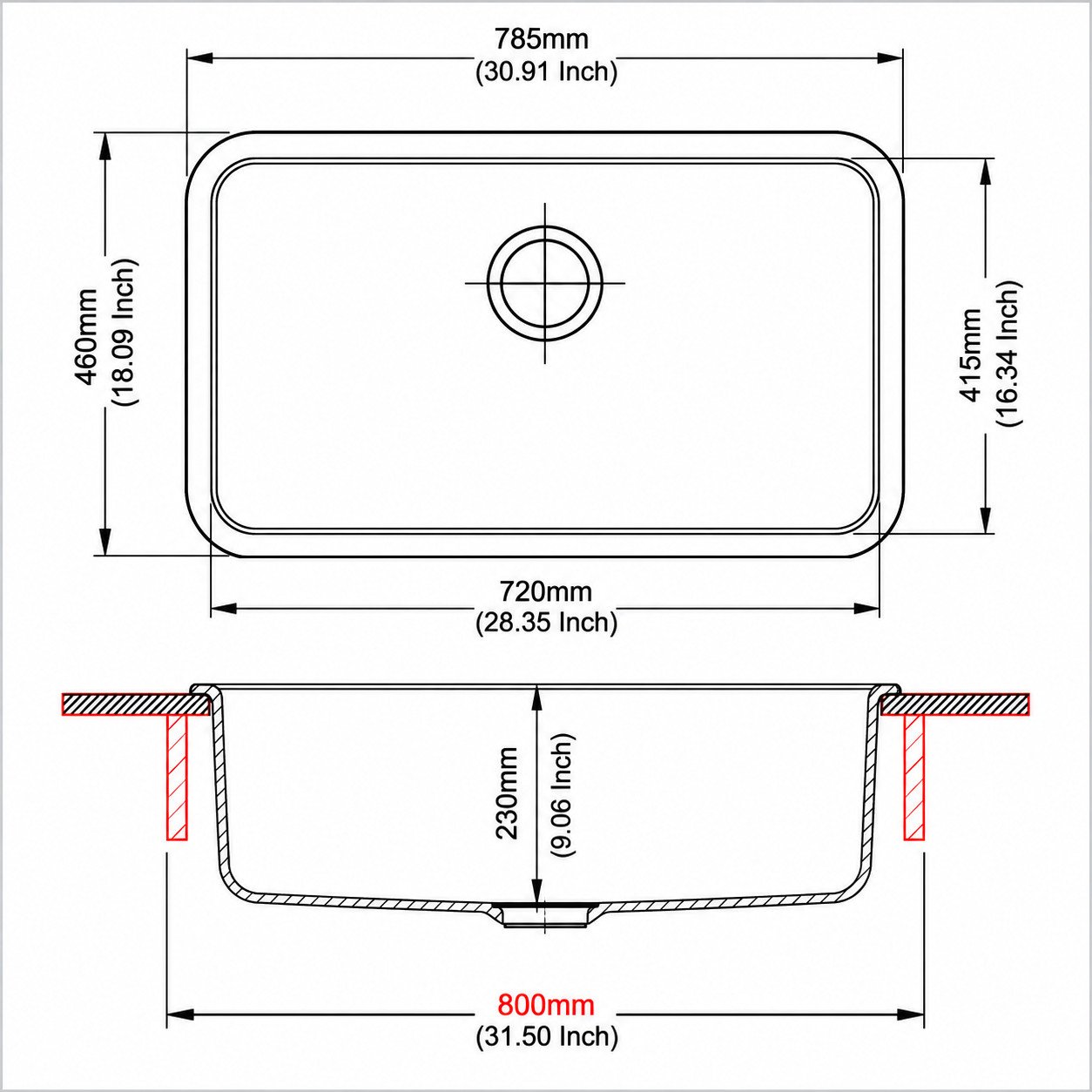 Carysil CY-JUMBO BOWL N100, quartz (view 2)